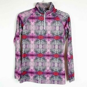 Nike DRI FIT Woman Pro Combat Dri-Fit Swoosh Pullover HYPERWARM 1/4 ZIP 438585 M